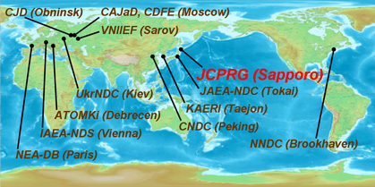 Nuclear Reaction Data Center Network